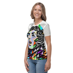 Electro Pulse Women's Crew Neck T-Shirt