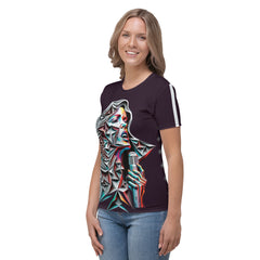 Melody in Motion All-Over Print Women's Crew Neck