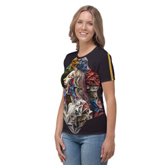 Harmonious Ensemble All-Over Print Women's Crew Neck