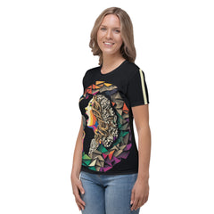 Vibrant Vocals All-Over Print Women's Crew Neck