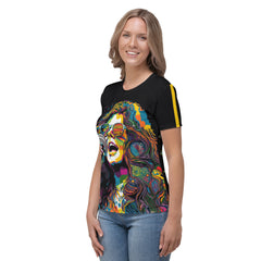 Singing Melodies All-Over Print Women's Crew Neck