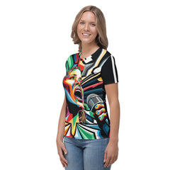 Artistic Aria All-Over Print Women's Crew Neck