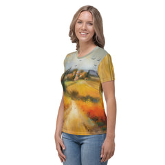 Mountain Majesty All-Over Print Women's Crew Neck T-Shirt