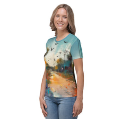 Urban Oasis All-Over Print Women's Crew Neck T-Shirt