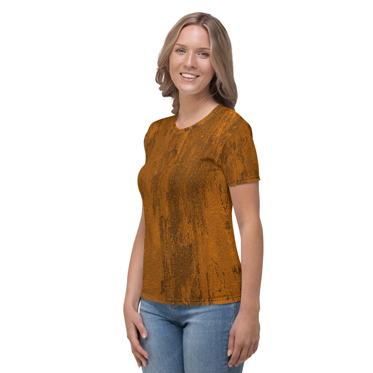 Brushed Copper Women's Crew Neck T-Shirt