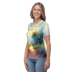 Enchanted Forest Landscape Women's Crew Neck T-Shirt