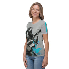 Abstract Harmony All-Over Print Women's Crew Neck T-Shirt