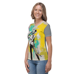 Geometric Serenity All-Over Print Women's Crew Neck T-Shirt