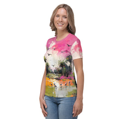 Desert Dreamscape Women's Crew Neck T-Shirt