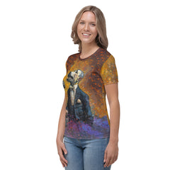 Loyal Labrador All-Over Print Women's Crew Neck T-Shirt