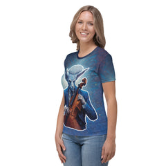 Alien Encounter All-Over Print Women's Crew Neck T-Shirt