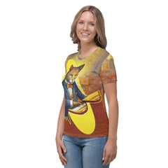 Charming Calico Women's Crew Neck T-Shirt