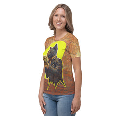 Sphinx Royalty All-Over Print Women's Crew Neck T-Shirt