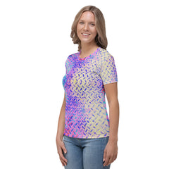 Silk Serenity Texture Women's Crewneck Tee