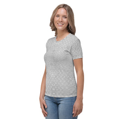 Linen Luxury Texture Women's Crewneck Tee