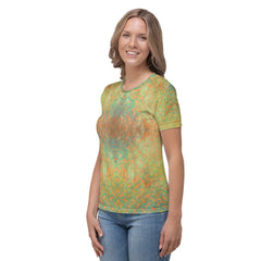 Bamboo Bliss Texture Women's Crewneck Tee