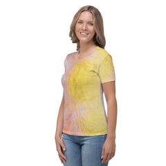 Chenille Circuit Texture Women's Crewneck Tee