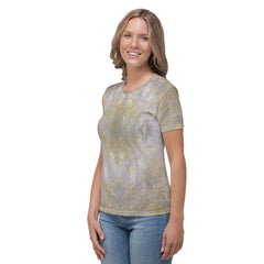 Linen Leap Texture Women's Crewneck Tee