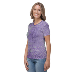 Sateen Sprint Texture Women's Crewneck Tee