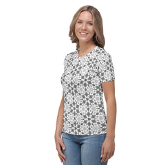 Kaleidoscope Sunset Women's Crew Neck T-Shirt