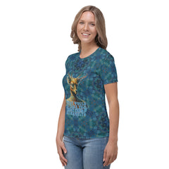 Graceful Forest Deer Women's Crew Neck T-Shirt