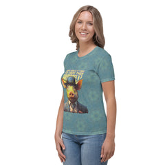 Stylish Sow Silhouettes Women's Crew Neck T-Shirt