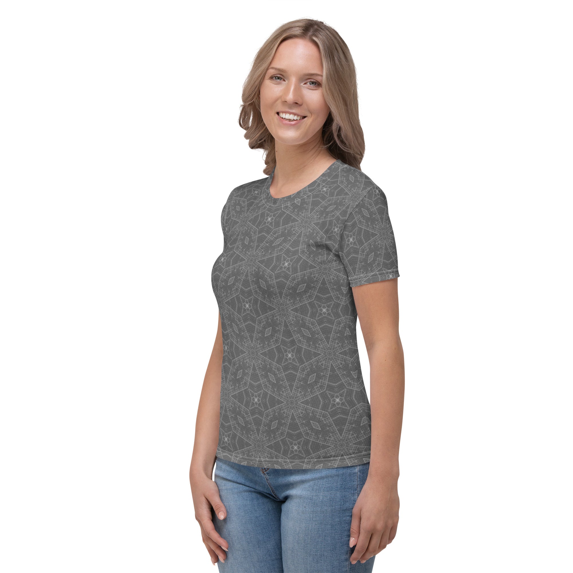 Abstract Aura Women's Crewneck Tee