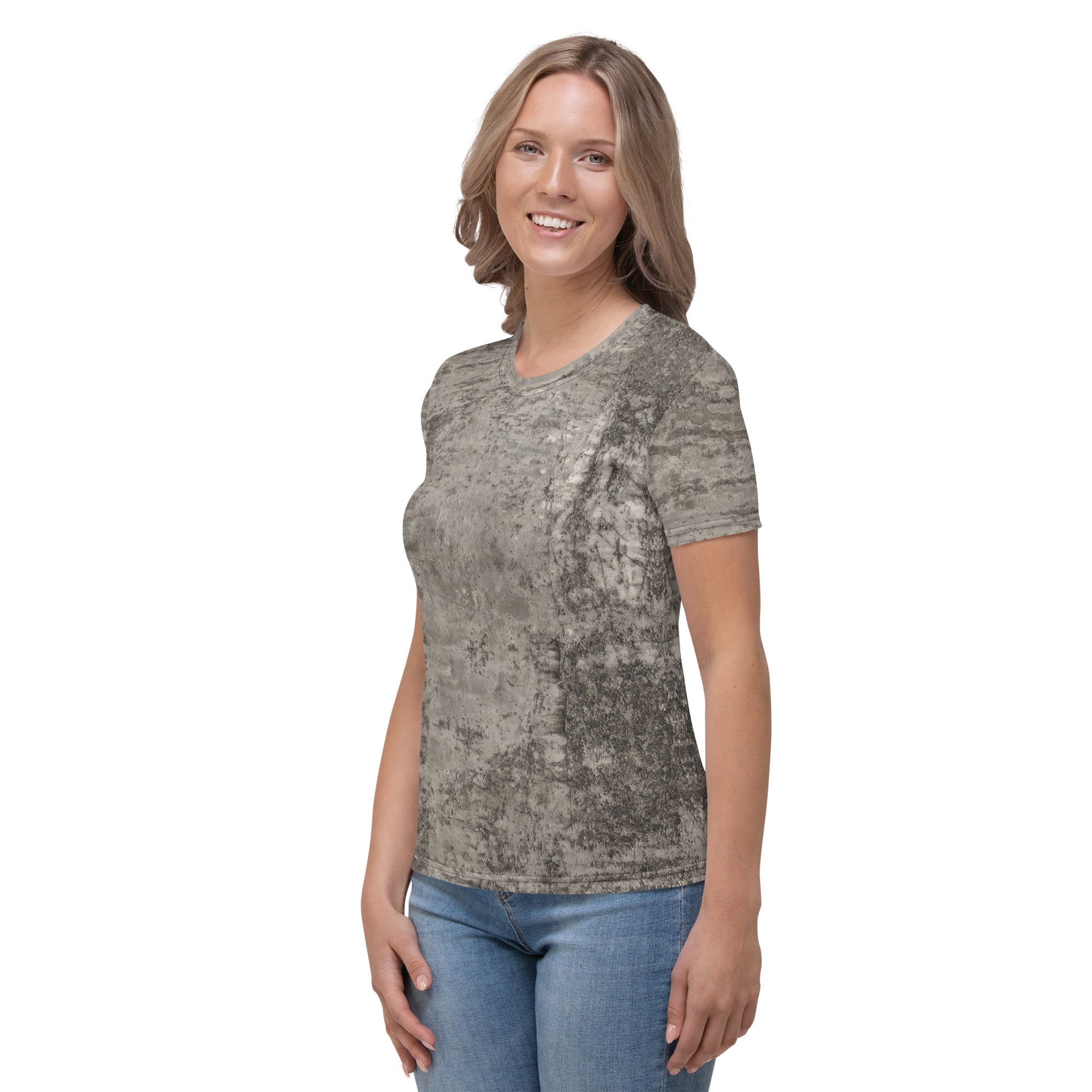 Sophisticated Organza Crew Neck T-Shirt for Everyday Elegance