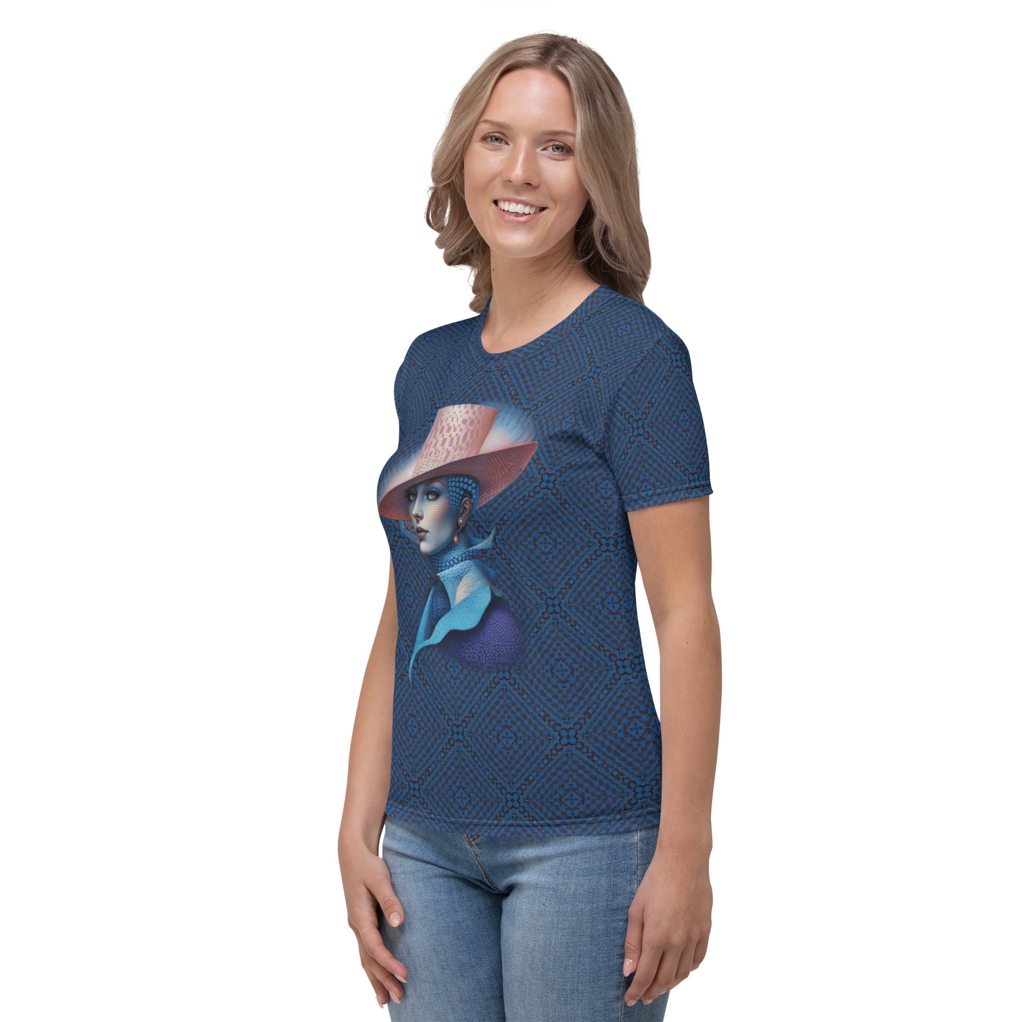 Trendy graphic print on Beyond the Horizon Women's T-Shirt