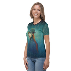 Ethereal Essence Women's Crew Neck T-Shirt - Back View