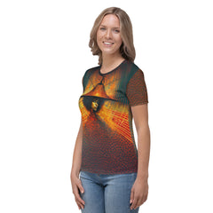 Stylish Women's T-Shirt in Unbounded Creativity Design