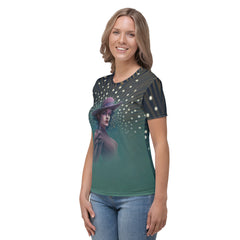 Relaxed and stylish Ocean Breeze women's crew neck top.