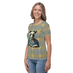 Casual women's tee with panda design