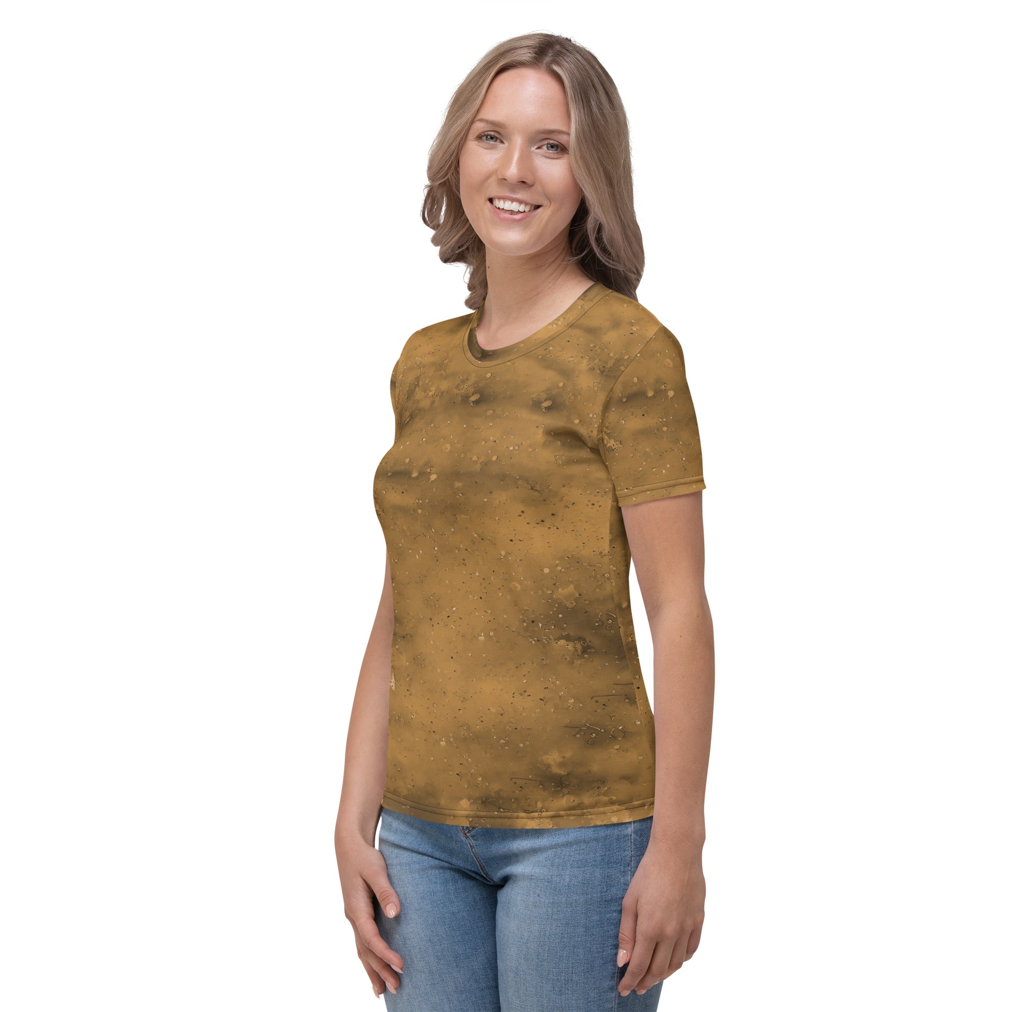 Soft and stylish watercolor wash women's T-shirt.