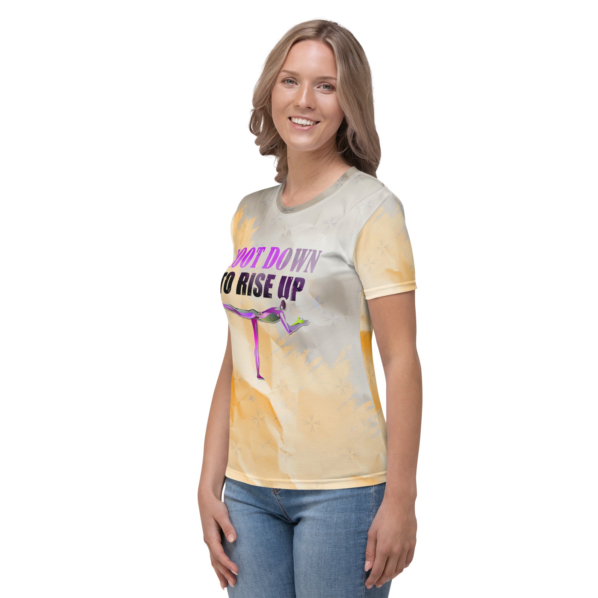 Calm and stylish Serenity Flow women's crew neck.