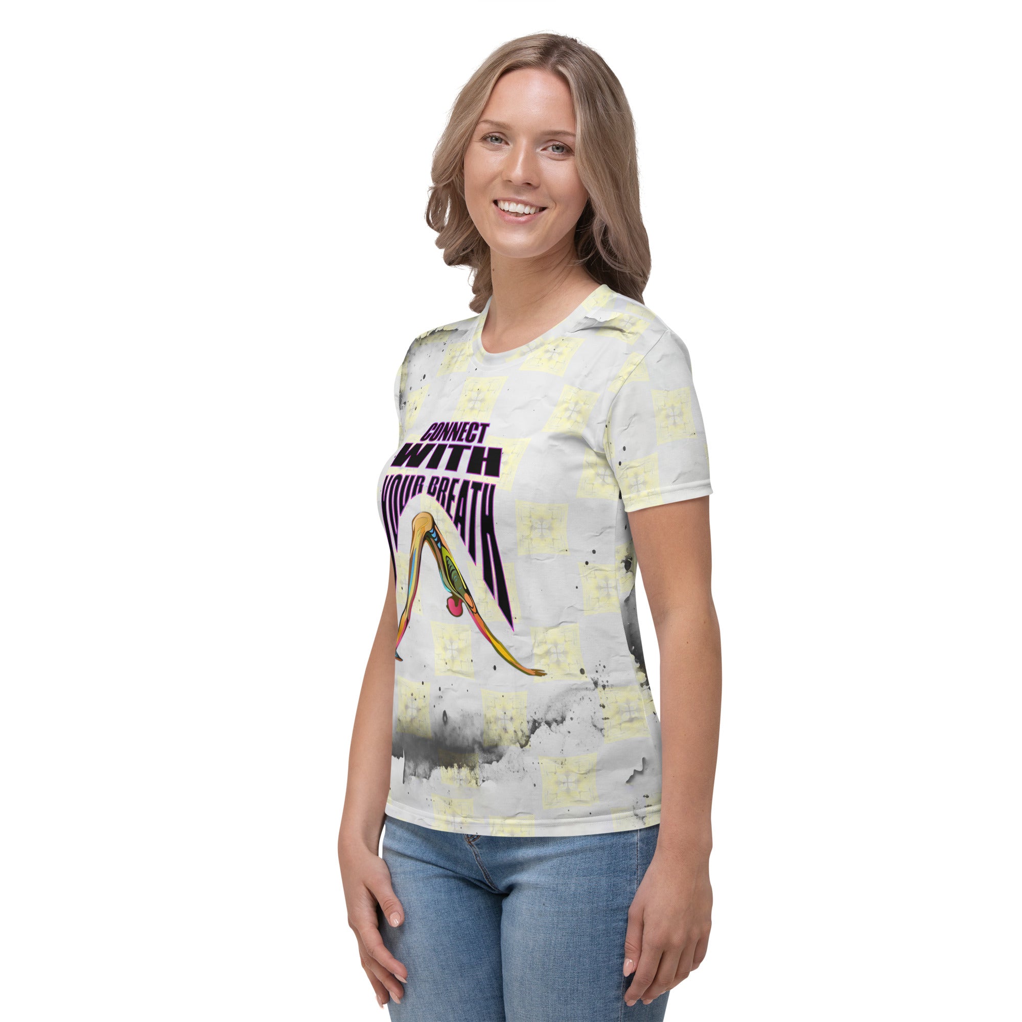 Women's crew neck with bold Cosmic Cobra design.