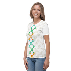 Tropical Paradise tee displayed on white background