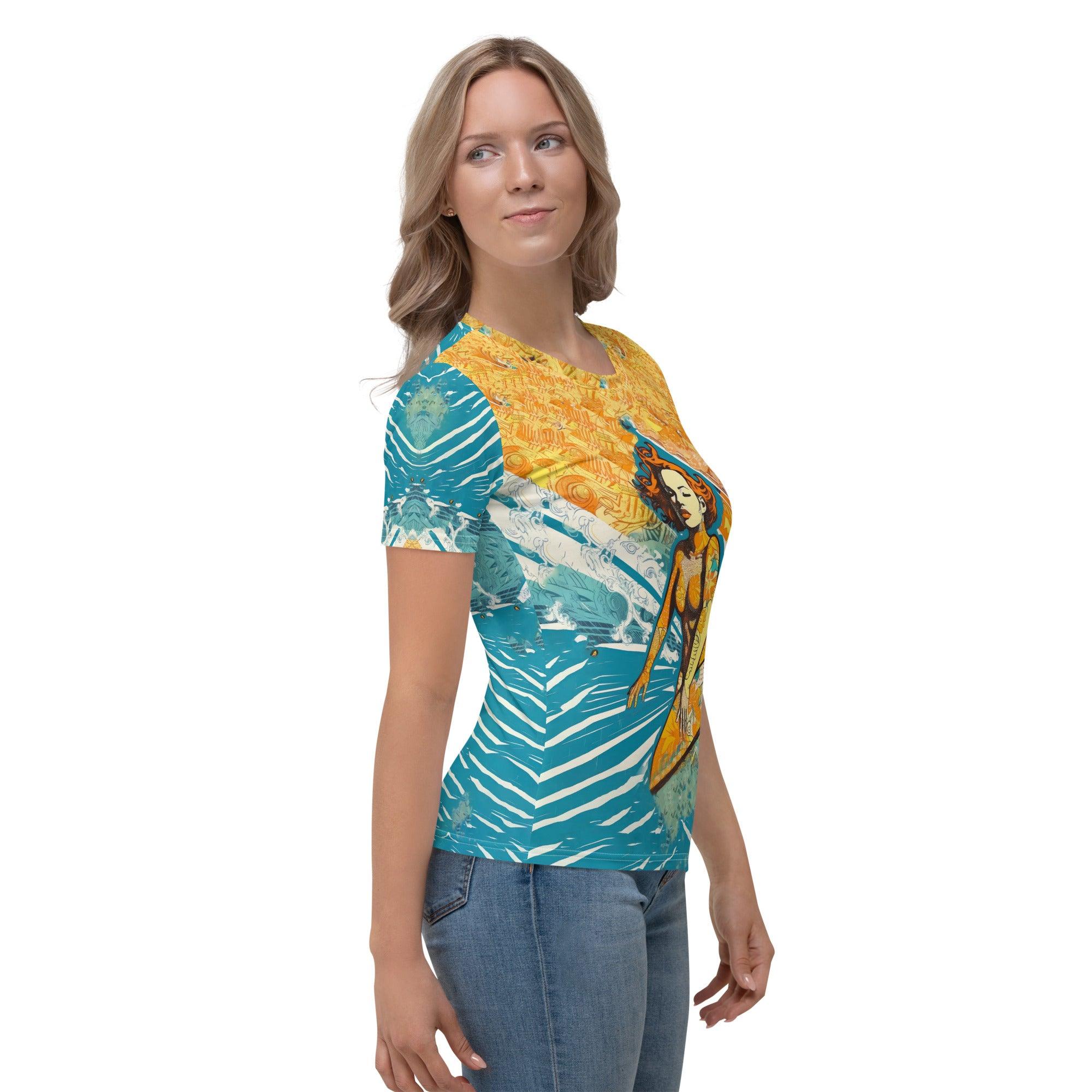 Surf-inspired Surfing 5-31 Women's Tee, blending fashion with comfort