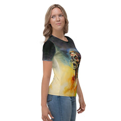 Women's Crew Neck T-Shirt Ghoulish Gala - Beyond T-shirts