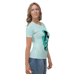 Melodic Runway Women's All-Over Print Crew Neck T-Shirt - Beyond T-shirts