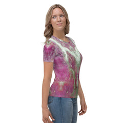 Autumn Glow Women's All-Over Print Crew Neck Tee - Beyond T-shirts