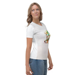 LuminaStride Futuristic Shoes Women's All-Over Print T-Shirt - Beyond T-shirts