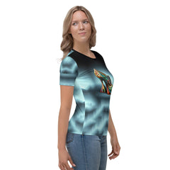 Vortex Vision Futuristic Shoes Women's All-Over Print T-Shirt - Beyond T-shirts