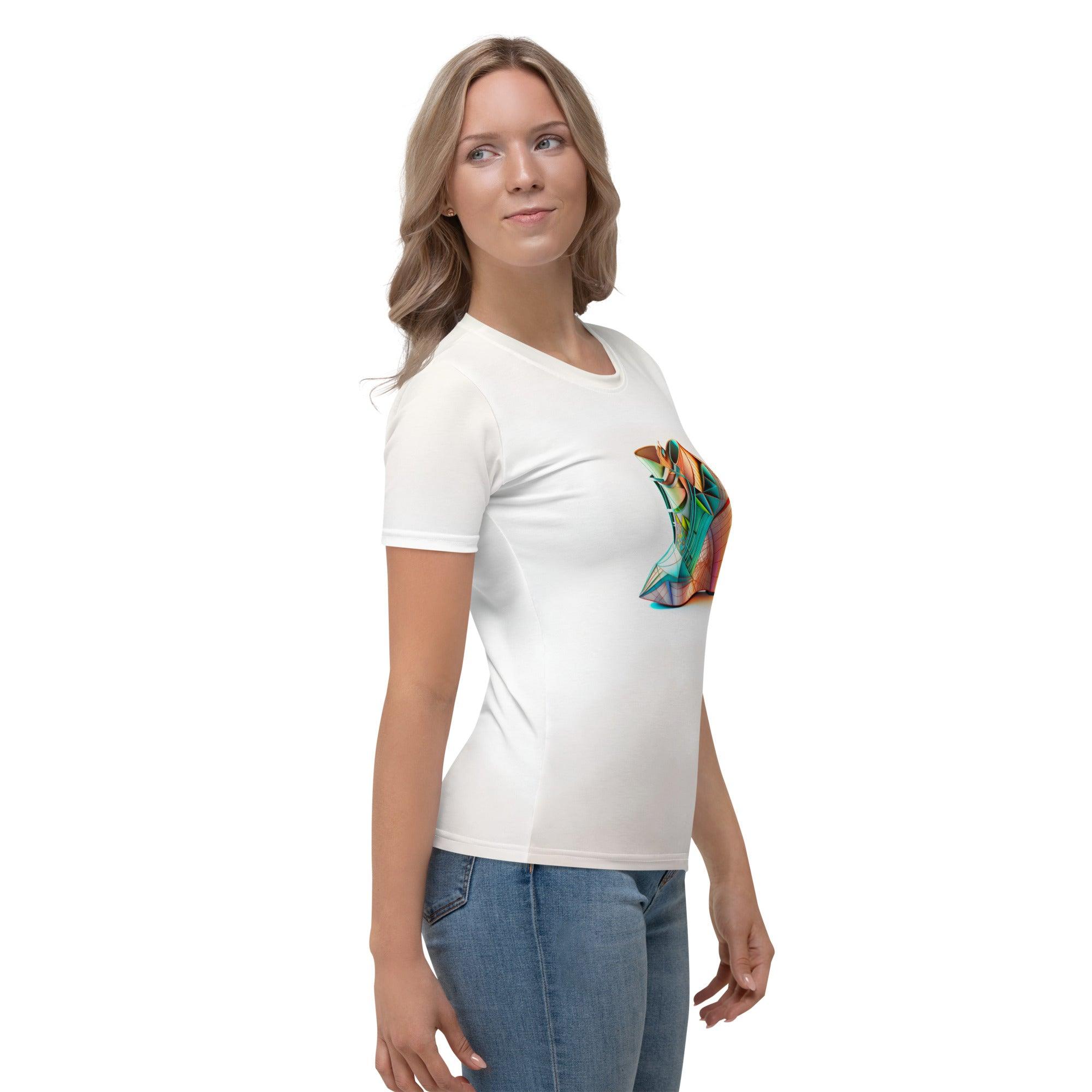 Nexus Nexus Futuristic Shoes Women's All-Over Print T-Shirt - Beyond T-shirts