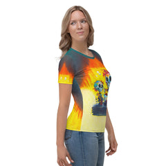 Haunted House Adventure Women's Crew Neck T-Shirt - Beyond T-shirts