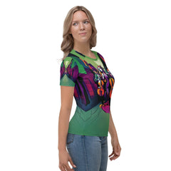 Street Beats All-Over Print Women's Crew Neck T-Shirt - Beyond T-shirts