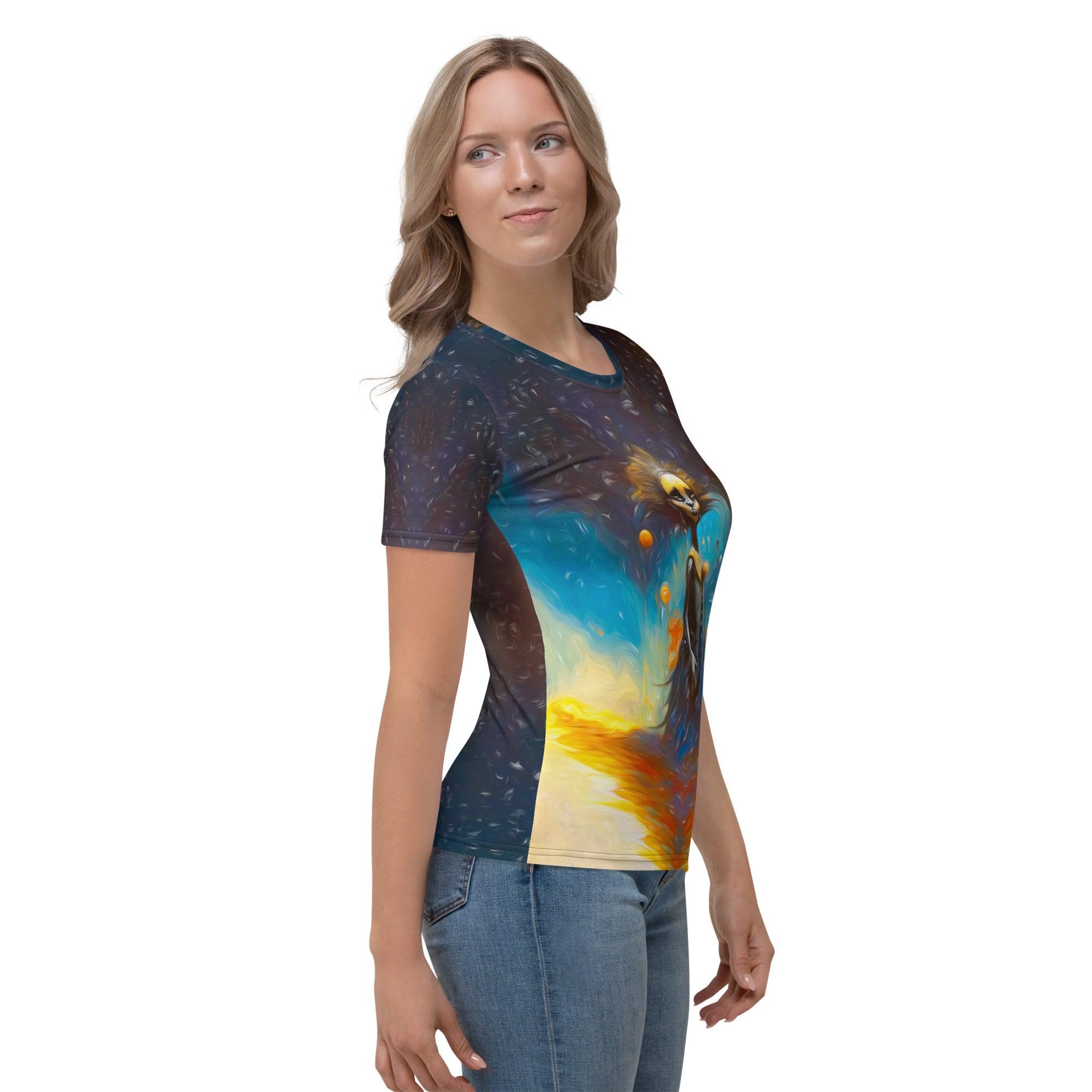 Creepy Carnival All-Over Print Women's Crew Neck T-Shirt - Beyond T-shirts