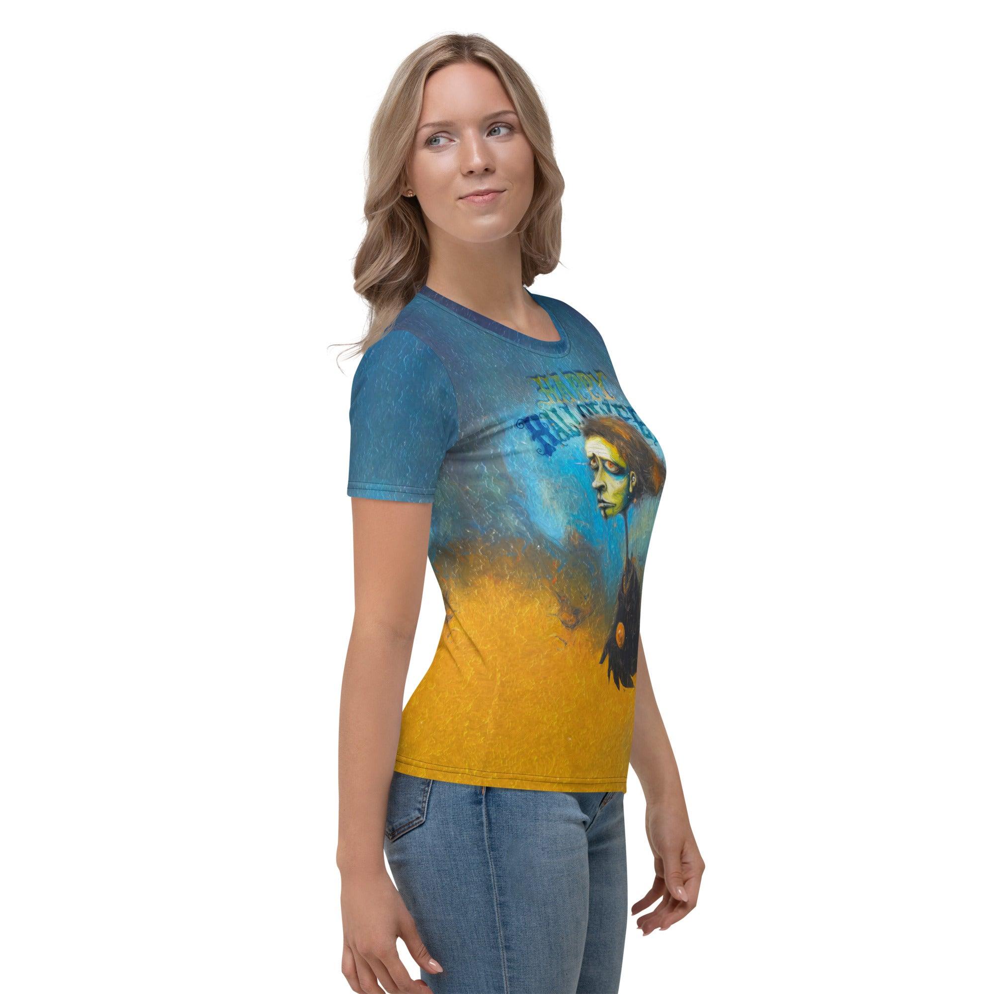 Spellbound Secrets All-Over Print Women's Crew Neck T-Shirt - Beyond T-shirts