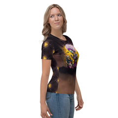 Expressive Beats All-Over Print Women's Crew Neck T-Shirt - Beyond T-shirts