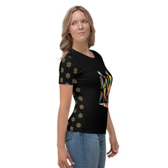 Abstract Ambitions All-Over Print Women's Crew Neck T-Shirt - Beyond T-shirts